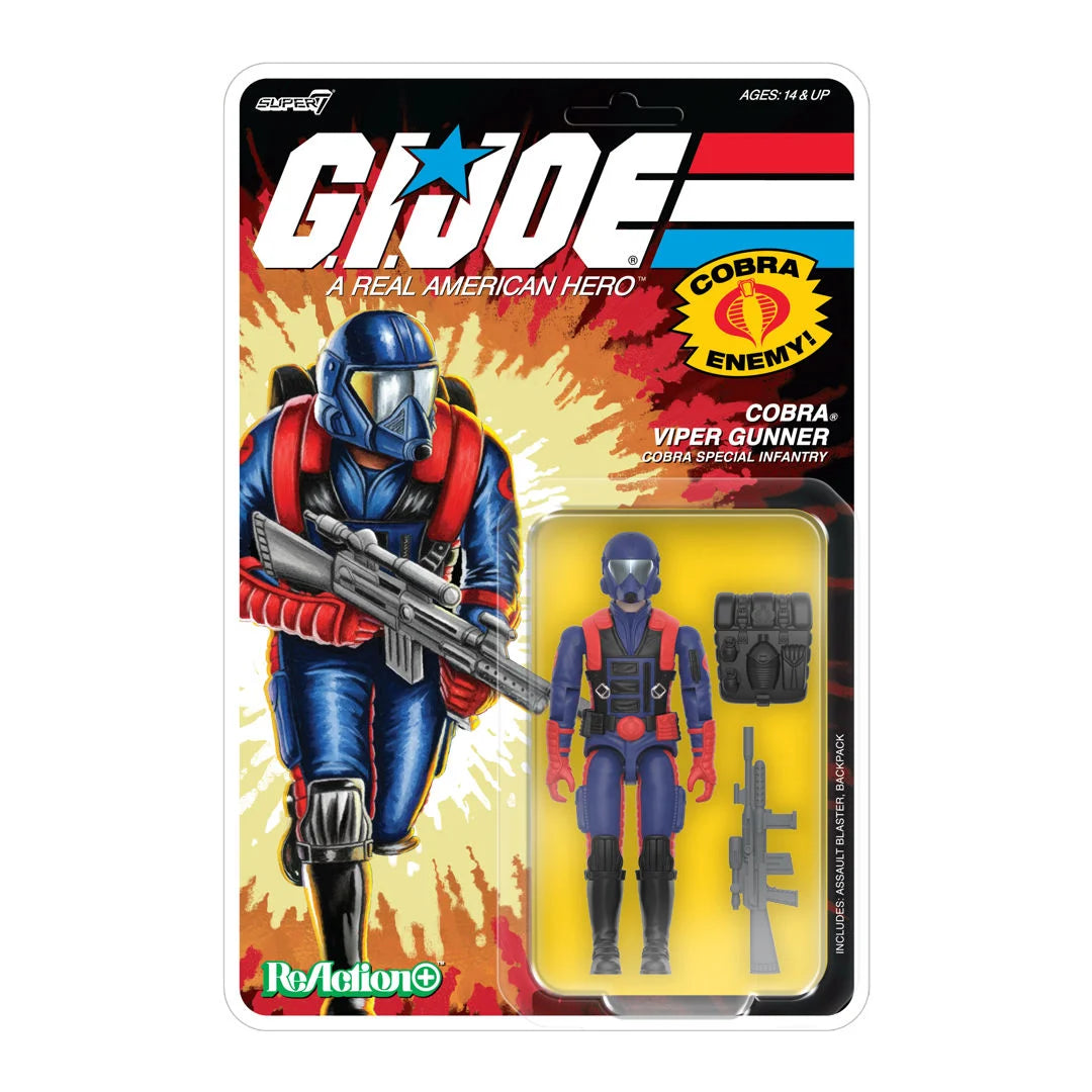 G.I. Joe ReAction+ Cobra Viper Gunner Action Figure