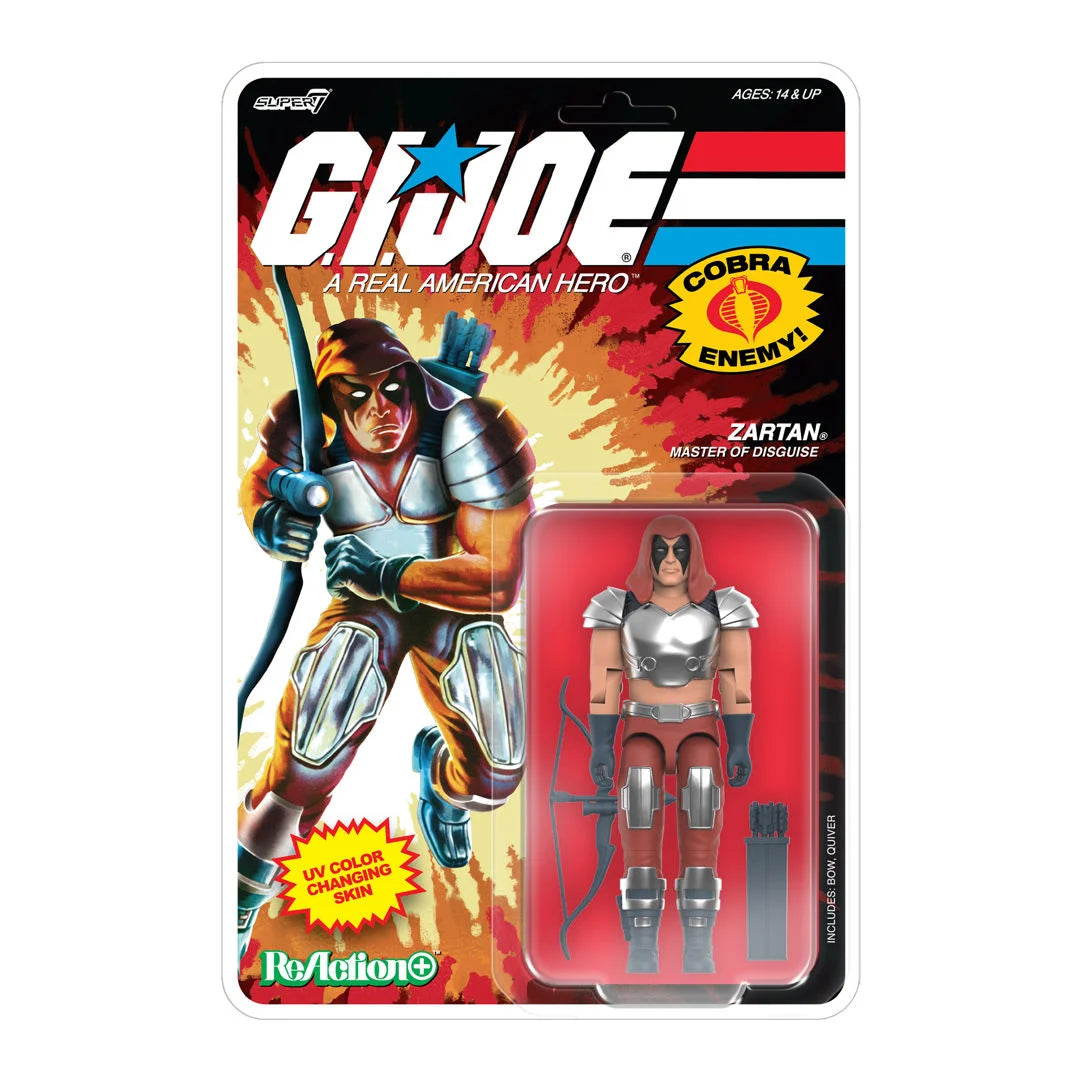G.I. Joe ReAction+ Zartan (Comic) Action Figure