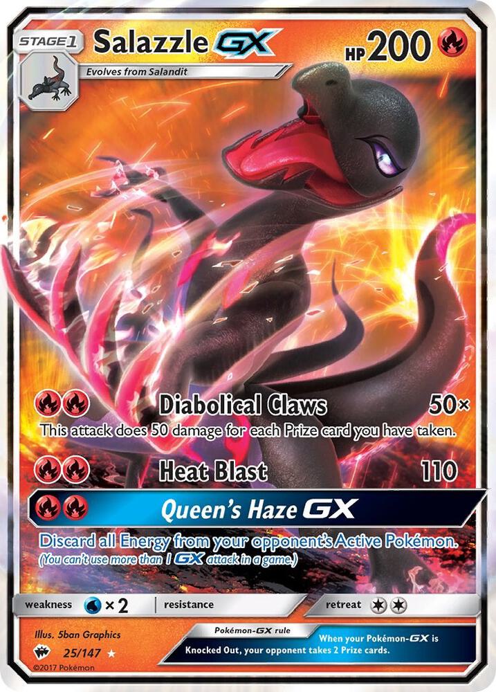 Salazzle GX - SM - Burning Shadows