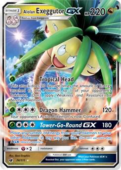 Alolan Exeggutor GX - SM - Crimson Invasion