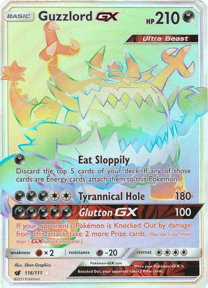 Guzzlord GX (Secret) - SM - Crimson Invasion