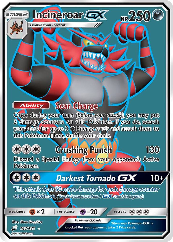 Incineroar GX (Full Art) - SM - Team Up