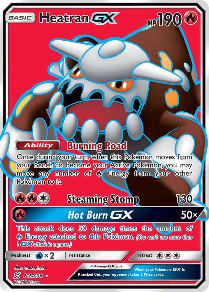 Heatran GX (Full Art) - SM - Unified Minds