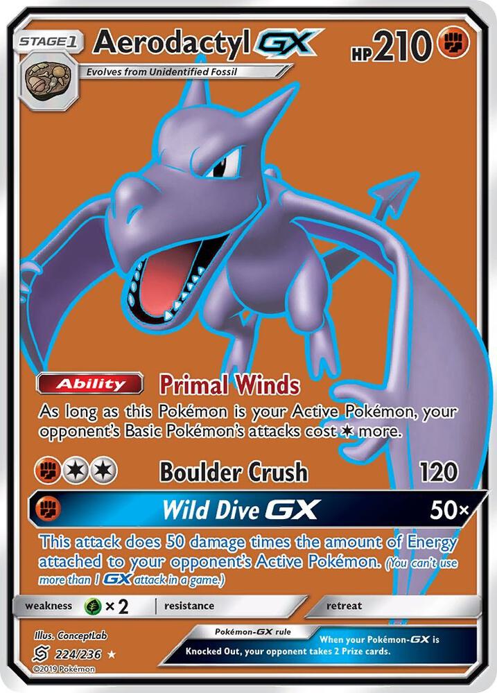 Aerodactyl GX (Full Art) - SM - Unified Minds