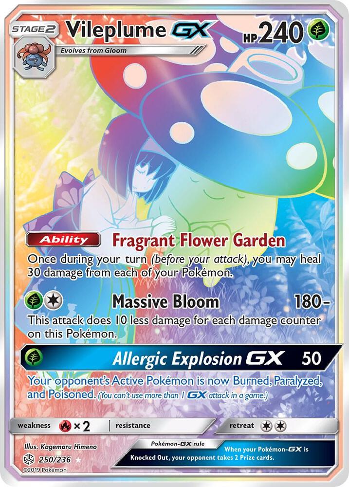 Vileplume GX (Secret) - SM - Cosmic Eclipse