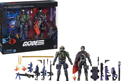 Hasbro Collectibles - G.I. Joe - Classified Series #141, Steel Corps Commander Vs. Twilight Guard Action Figures 2-Pack
