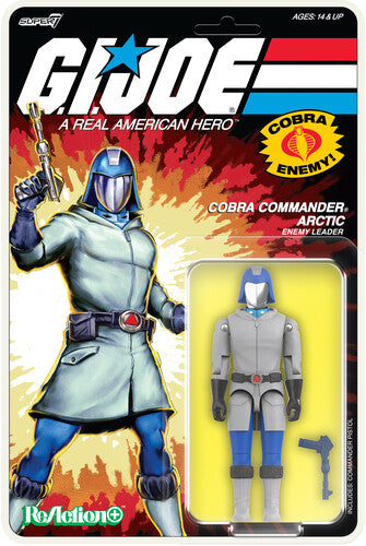 Super7 - G.I. Joe - ReAction+ Wv03 (Cartoon) - Arctic Cobra Commander (Cartoon)