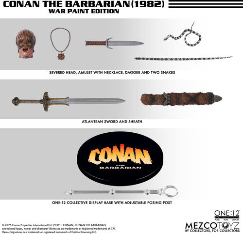 Conan the Barbarian (1982) - One:12 Collective - Conan War Paint Edition Action Figure