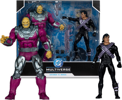 DC Multiverse - Return of Superman - Superman vs Mongul 7" Action Figure and Mega Figure 2-Pack