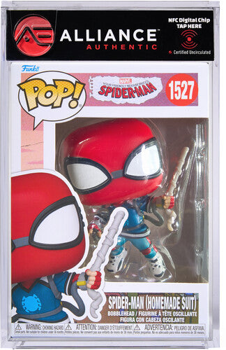 Funko POP! Marvel: Friendly Neighborhood Spider-Man - Spider-Man (Homemade Suit) - Alliance Authentic Encapsulated