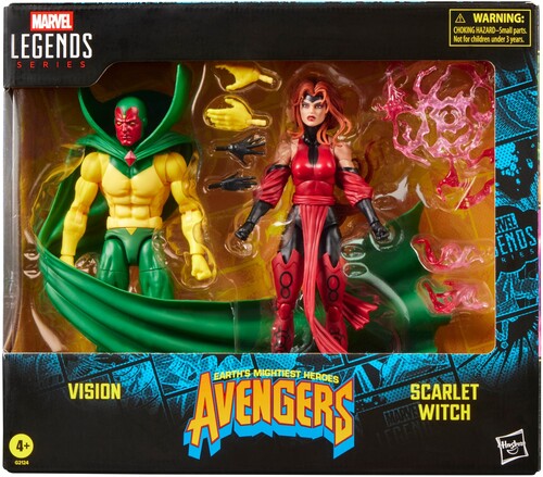 Avengers: The Crossing Comics - Marvel Legends - Vision & Scarlet Witch Action Figure 2-Pack