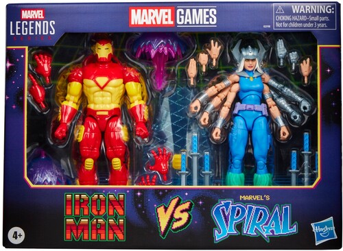 Marvel Games - Marvel Legends - Iron Man vs Marvel's Spiral Action Figure 2-Pack