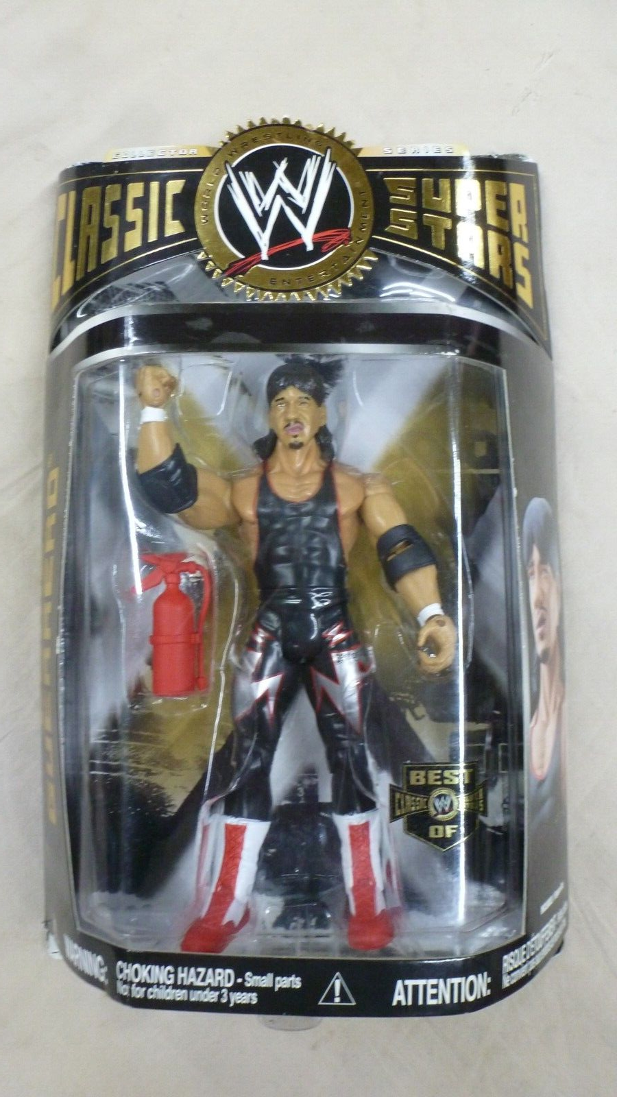 2008 Jakks Pacific WWE Classic Superstars Bret “Hit Man” Hart Action Figure