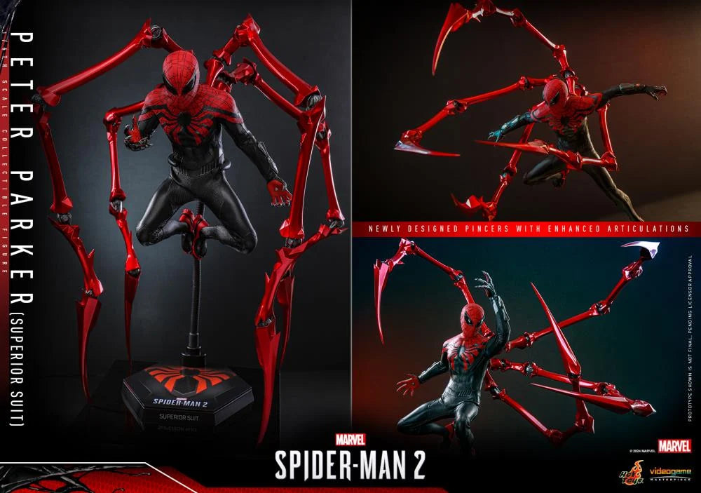 Peter Parker (Superior Suit) Sixth Scale Figure - Marvels Spider-Man 2 - Marvel (Hot Toys)