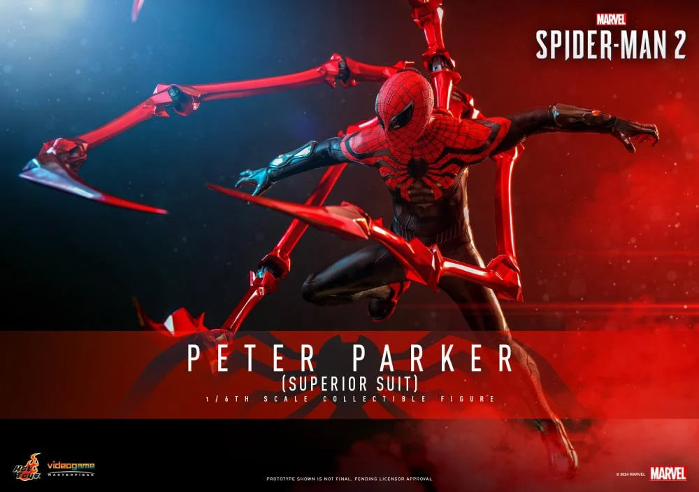 Peter Parker (Superior Suit) Sixth Scale Figure - Marvels Spider-Man 2 - Marvel (Hot Toys)