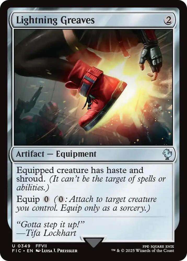Lightning Greaves (Surge Foil) - Commander: FINAL FANTASY