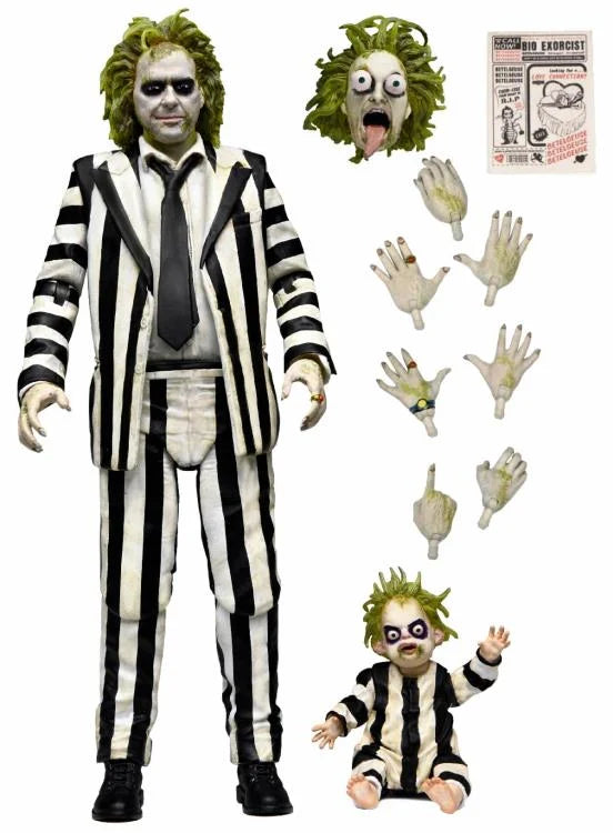Beetlejuice Beetlejuice Ultimate "Striped Suit" Beetlejuice Action Figure