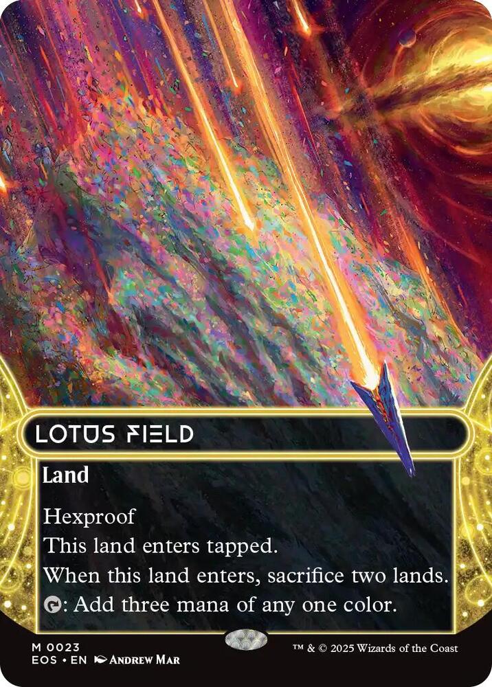 Lotus Field (0023) (Borderless) - Edge of Eternities: Stellar Sights