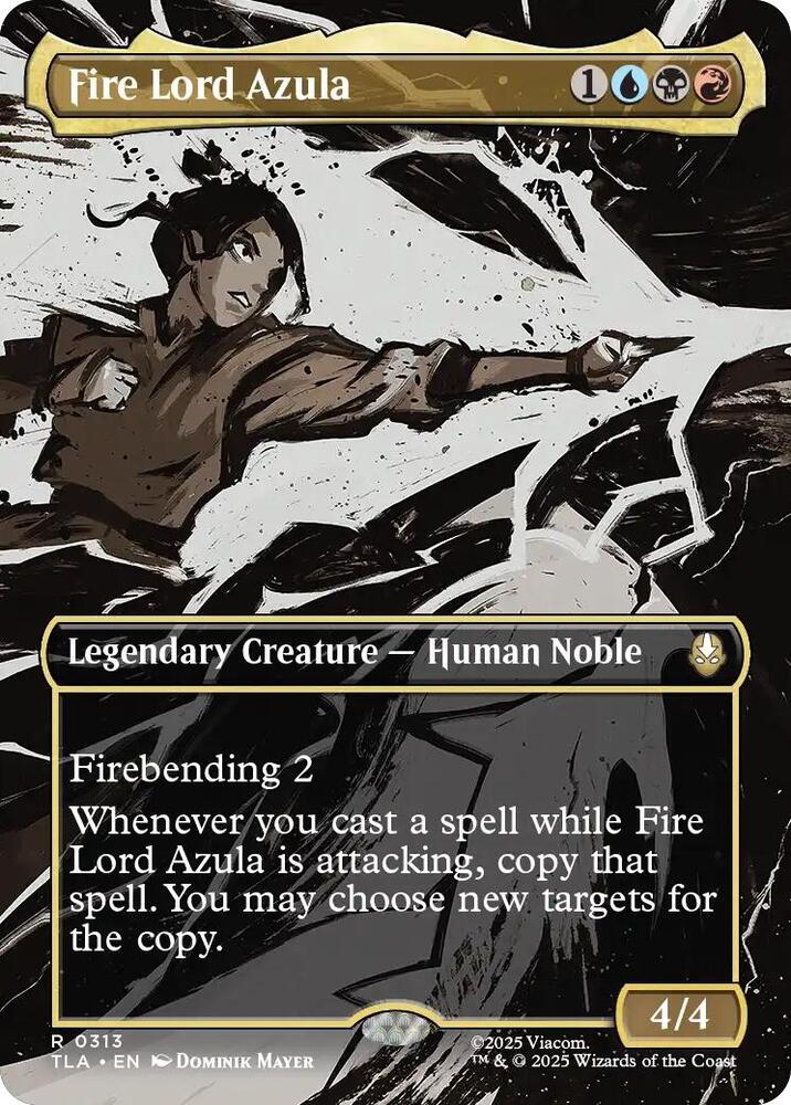 Fire Lord Azula (0313) (Borderless) - Avatar: The Last Airbender