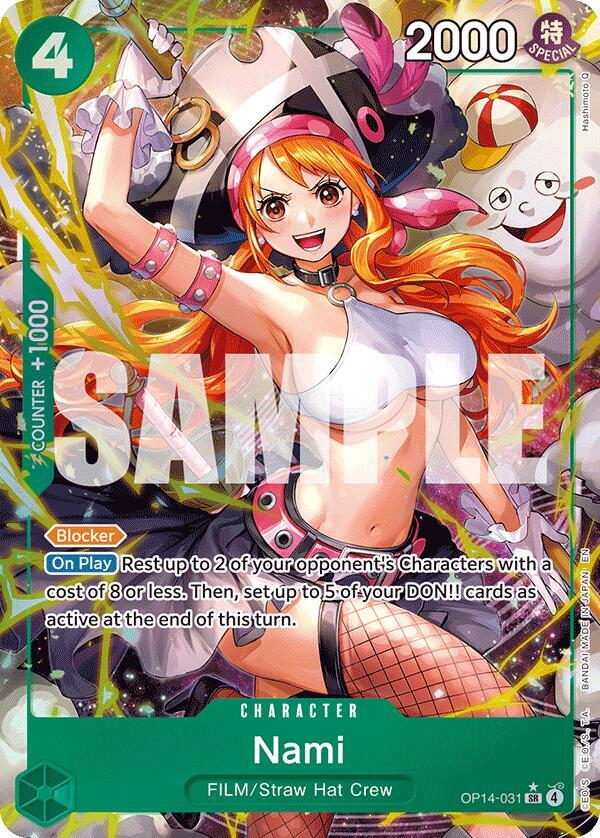 Nami (Alternate Art) - The Azure Sea's Seven