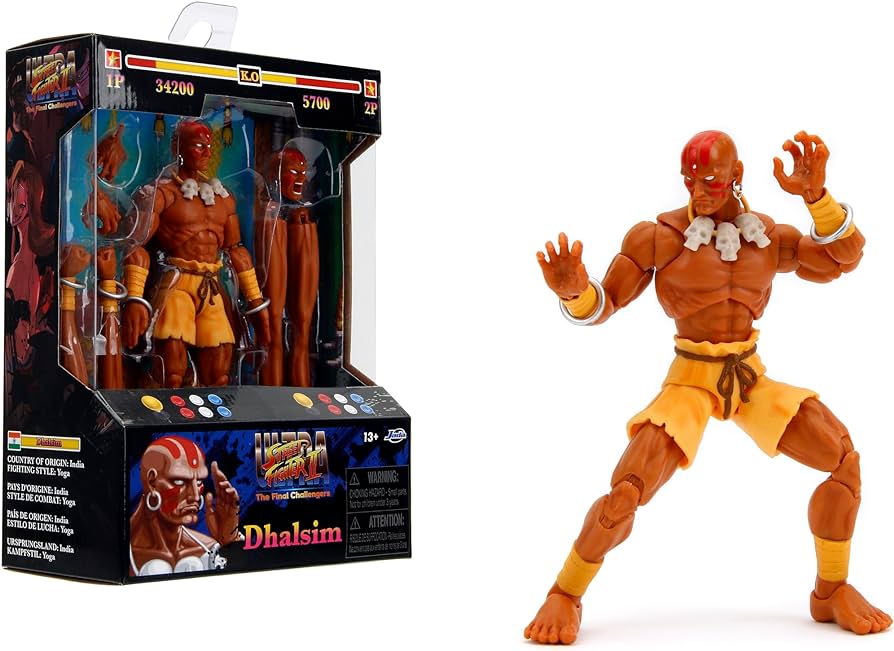 Jada Toys Street Fighter 6" Dhalsim Action Figure
