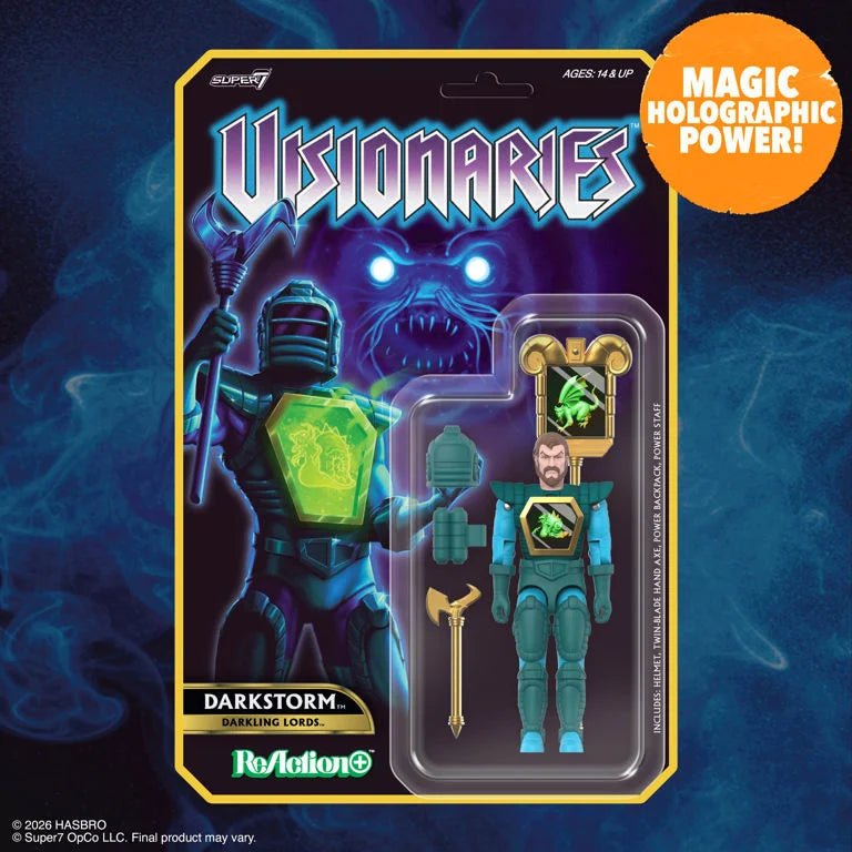 Visionaries: Knights of the Magical Light ReAction+ Darkstorm Action Figure
