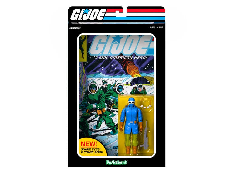 G.I. Joe ReAction+ Snake Eyes Limited Edition Action Figure & Comic Set