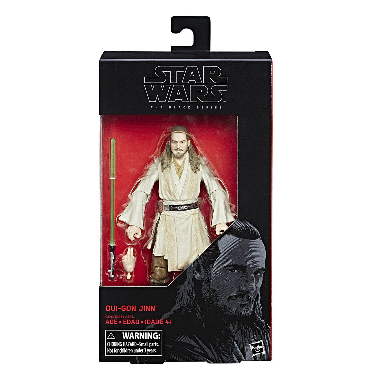 Hasbro Star Wars The Black Series #40 Qui-Gon Jinn 6" Action Figure