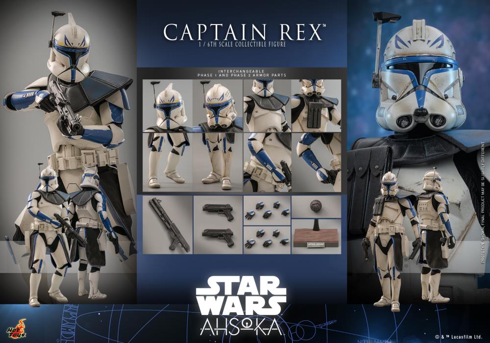 Star Wars: Ahsoka TMS119 Captain Rex 1/6th Scale Collectible Figure