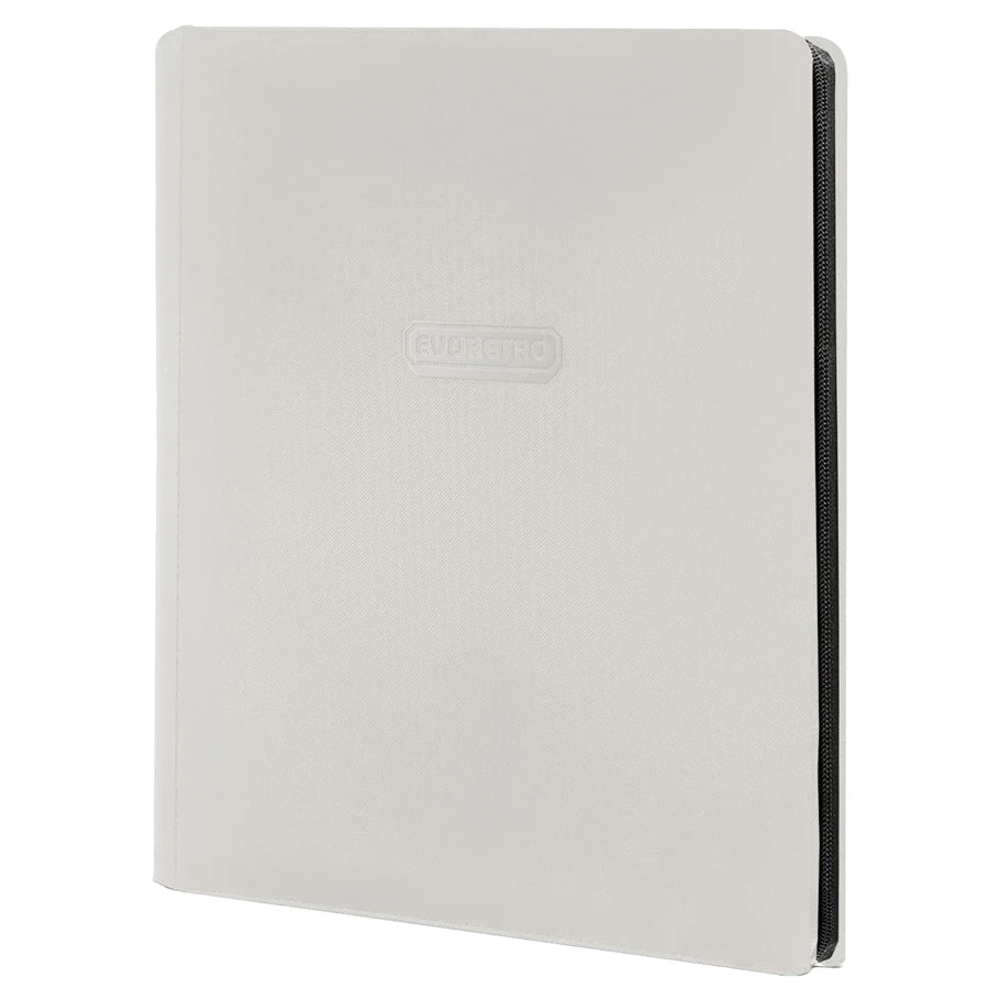 Binder: Zipper: 9-Pocket: White