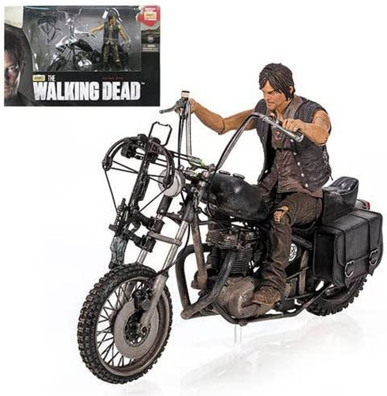 AMC The Walking Dead Daryl Dixon with Chopper Deluxe Boxed Set