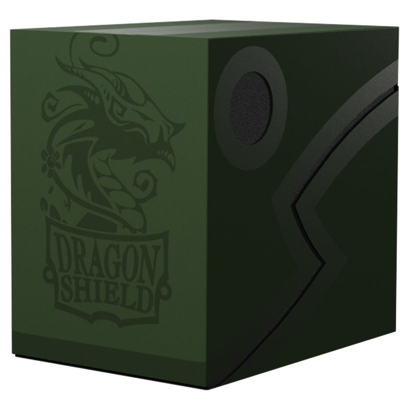 Deck Box: Dragom Shield: Double Shell: Forest Green/Black