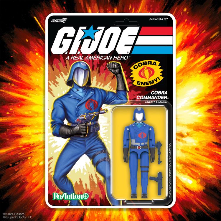 G.I. Joe ReAction+ Cobra Commander (Comic) Action Figure- Benjamin Robb