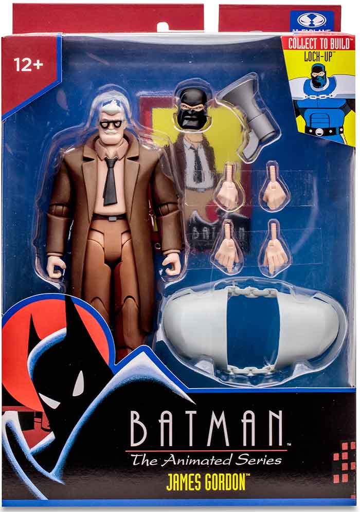 McFarlane Toys Batman The Animated Series Commissioner James Gordon 6" Figure
