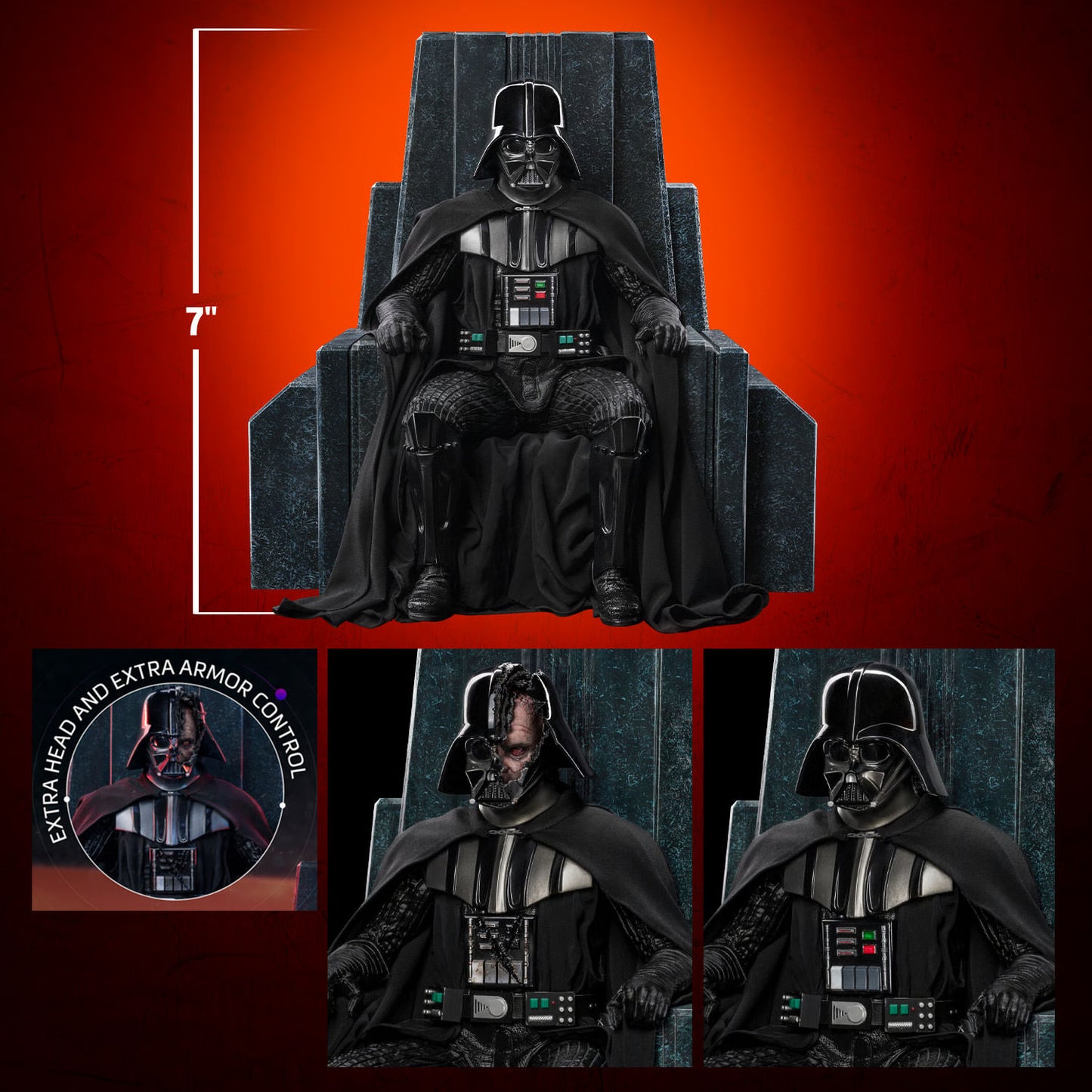 Darth Vader on Throne Deluxe