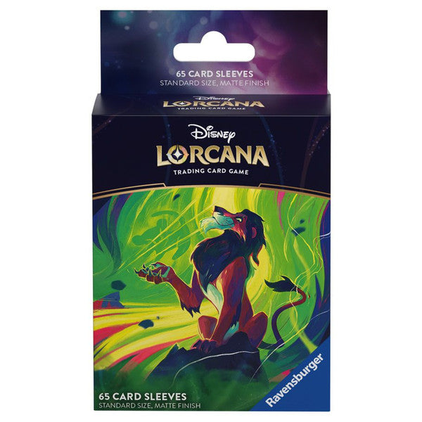 Deck Protector: Disney Lorcana: Set 6: Azurite Sea (Scar) Needless Toys and Collectibles Deck Protector: Disney Lorcana: Set 6: Azurite Sea (Scar) Needless Toys and Collectibles
