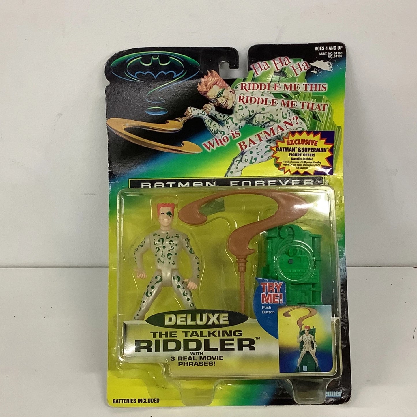 DC Kenner Batman Forever Deluxe 'The Talking Riddler'