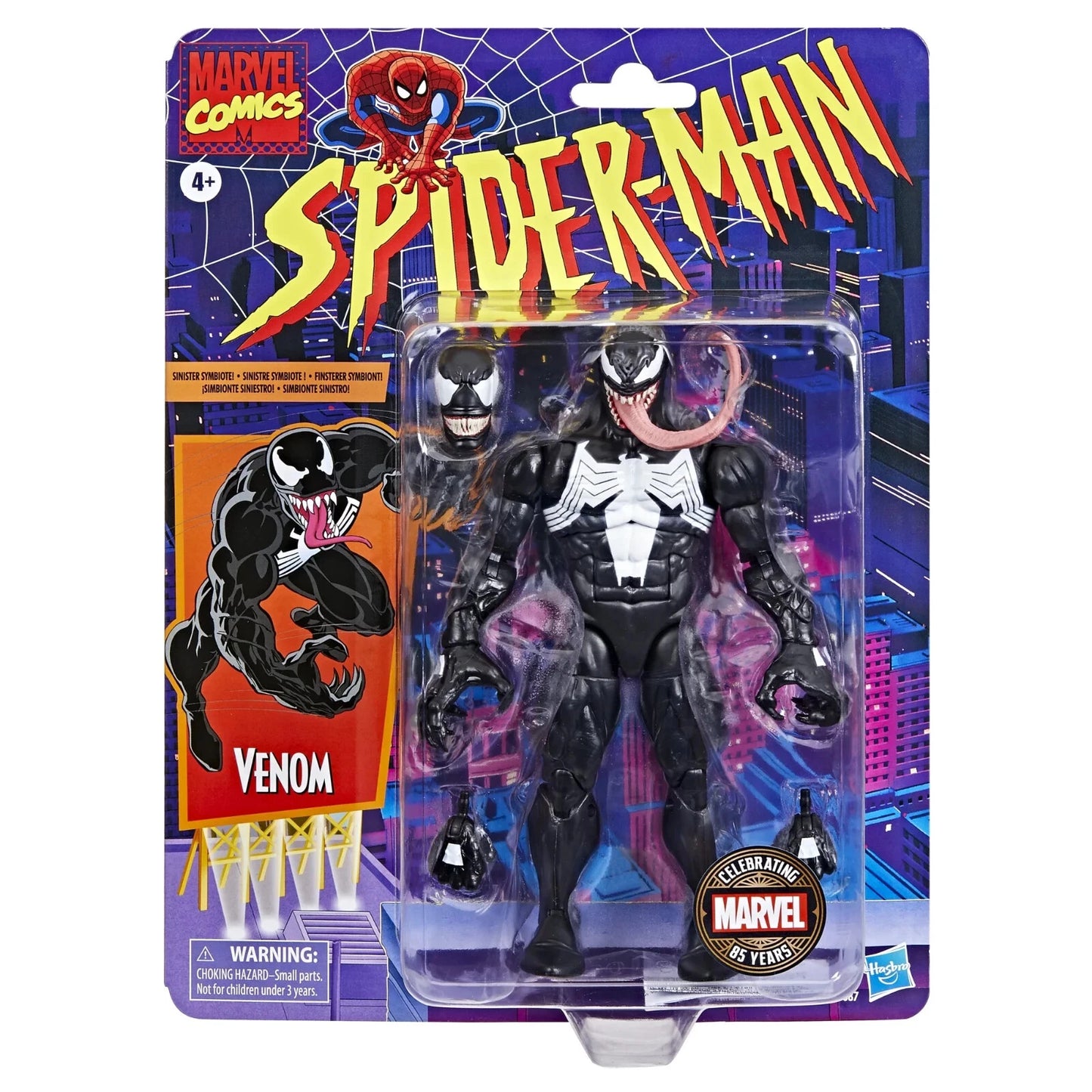 Marvel Legends Spiderman Venom Retro 85th Anniversary