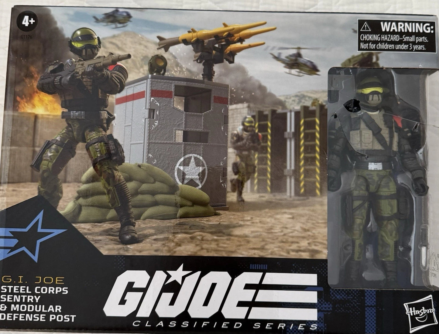 G.I. Joe Classified Series 175 Modular Defense Post with Steel Corps Sentry