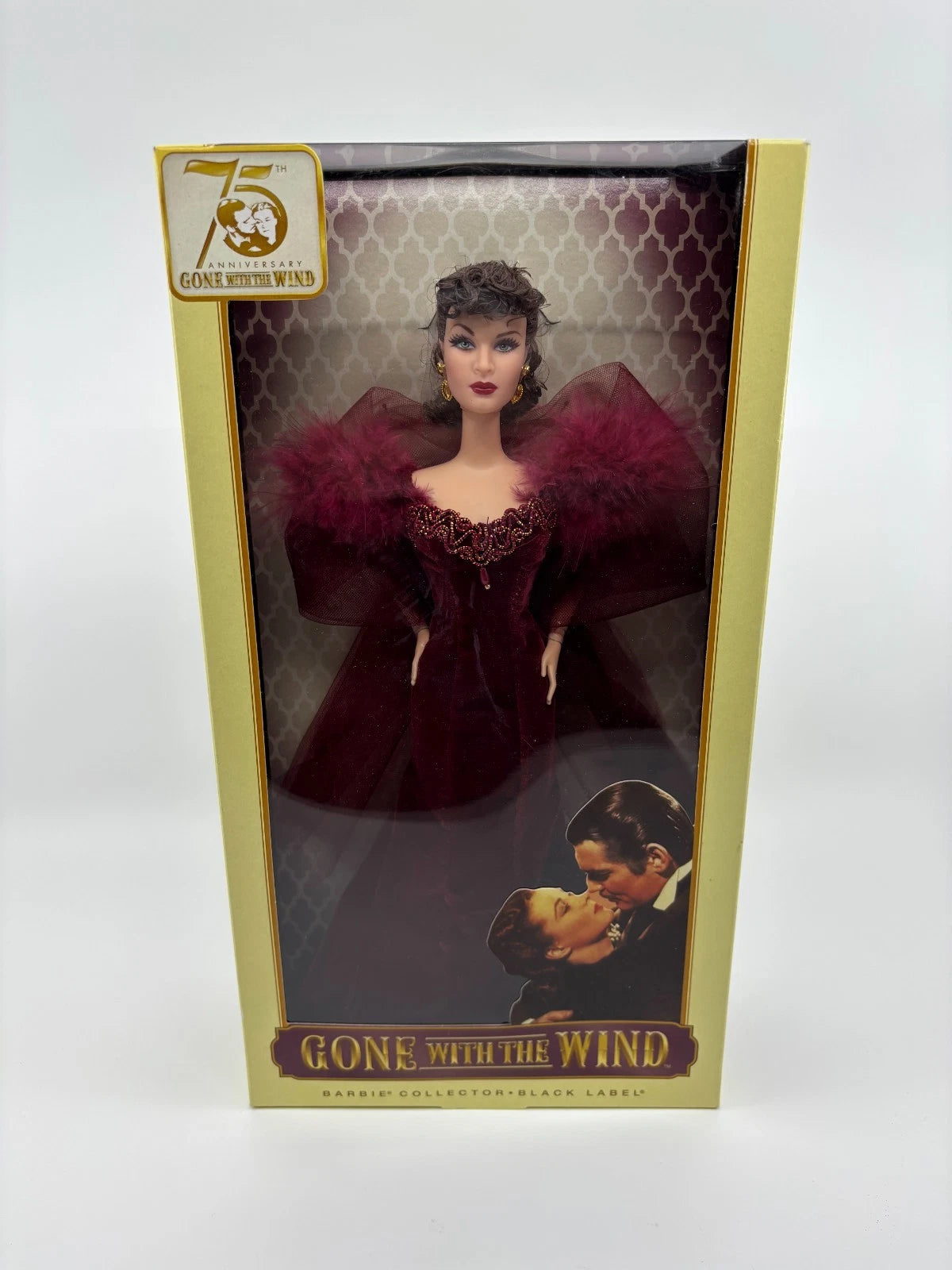 75th Anniversary Gone With the Wind Scarlett O'Hara Barbie Doll 2013 Black Label