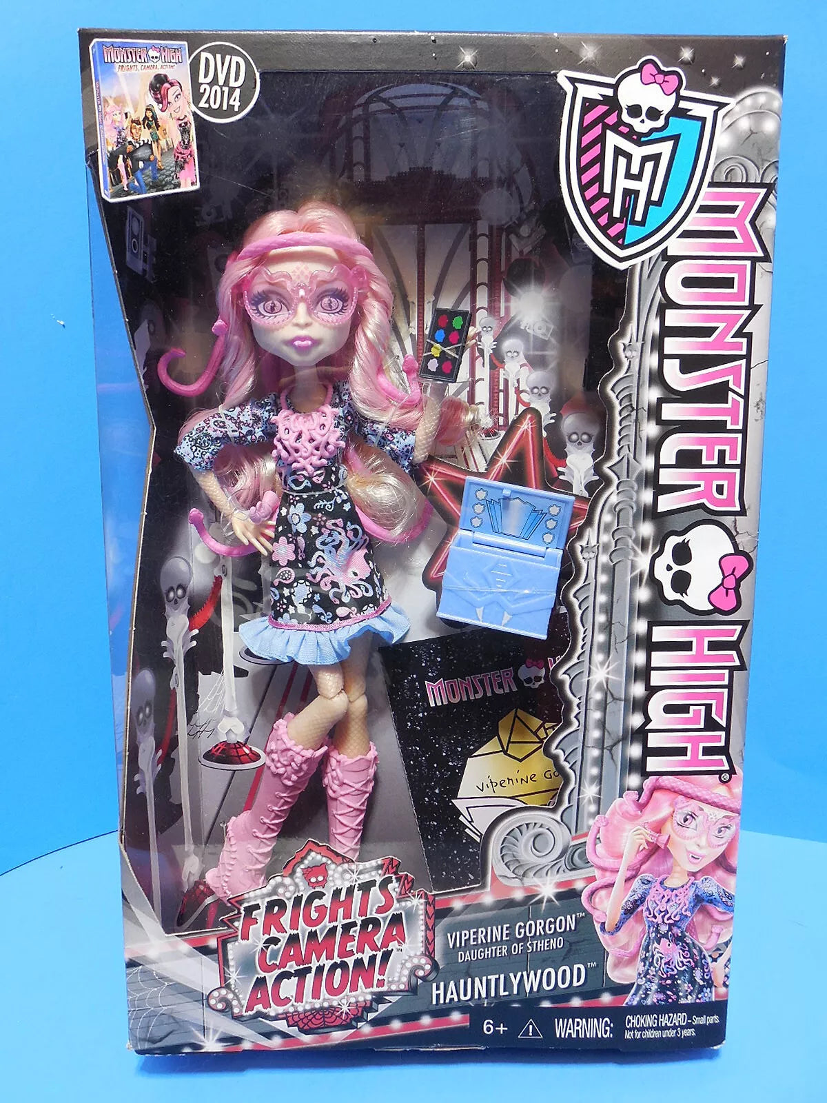 Monster High Doll 2013 Viperine Gorgon Frights Camera Action)