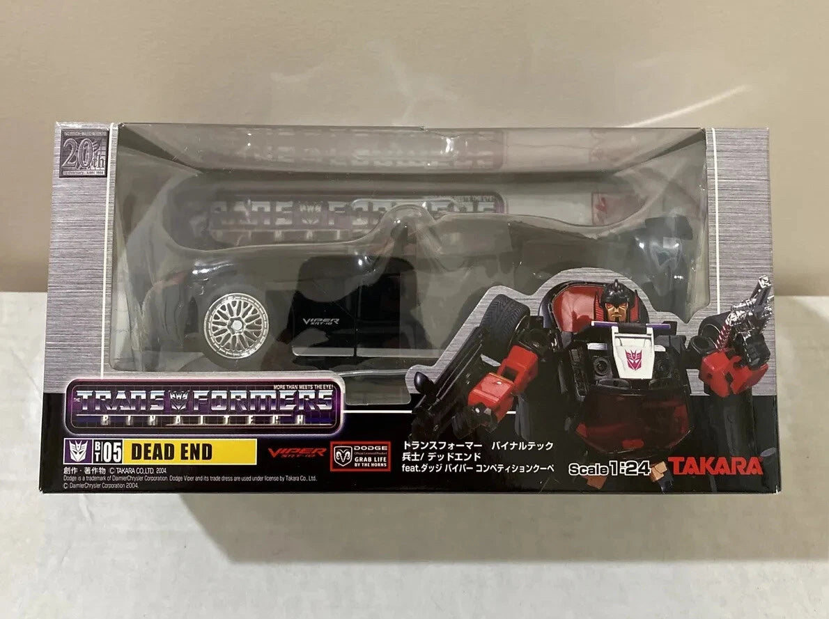 TAKARATOMY Transformers Binaltech BT-05 Dead End Feat. Dodge Viper SRT-10
