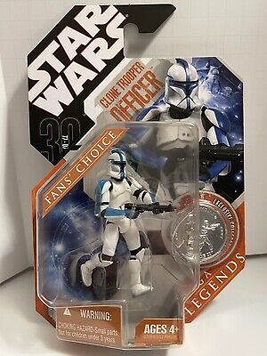 Star Wars Clone Trooper Officer BLUE 30th Anniversary