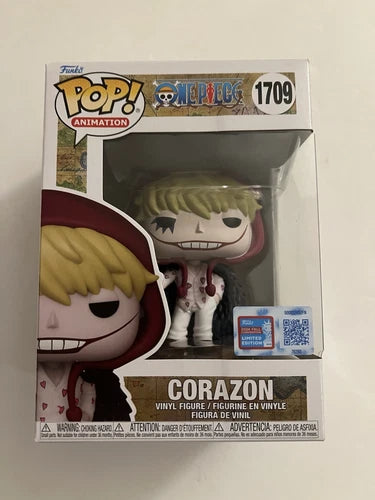 Funko Pop #1709 Corazon (One Piece) LE 2024 Shared Convention Sticker