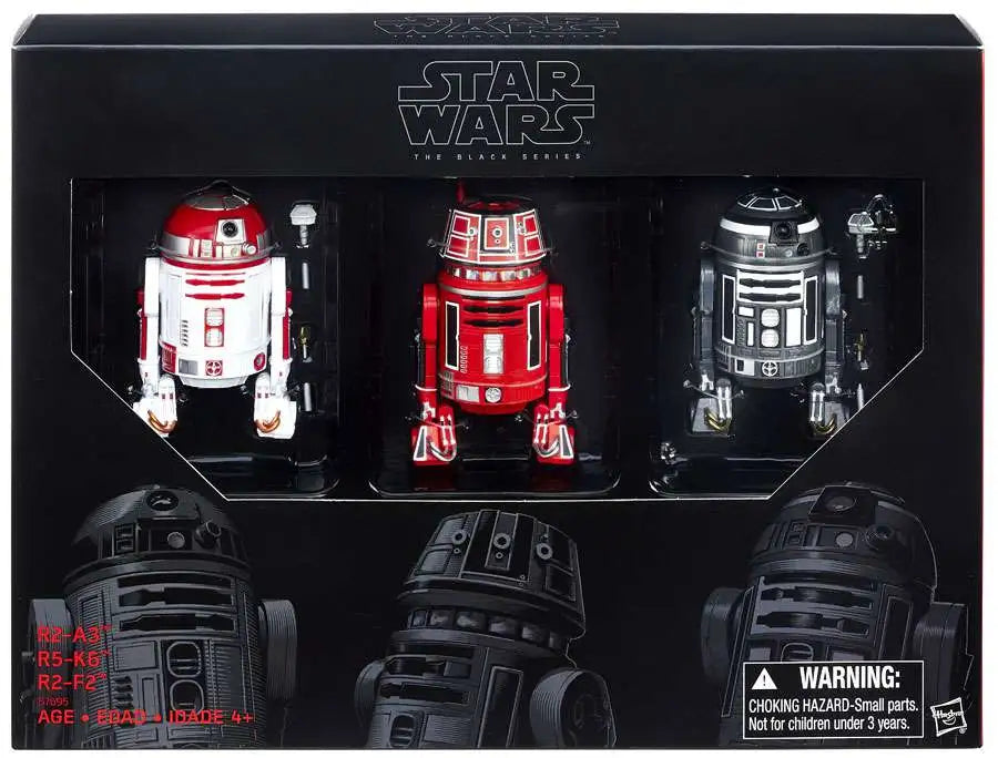 Star Wars: Black Series ASTROMECH DROID 3-PACK R2-A3, R5-K6, & R2-F2