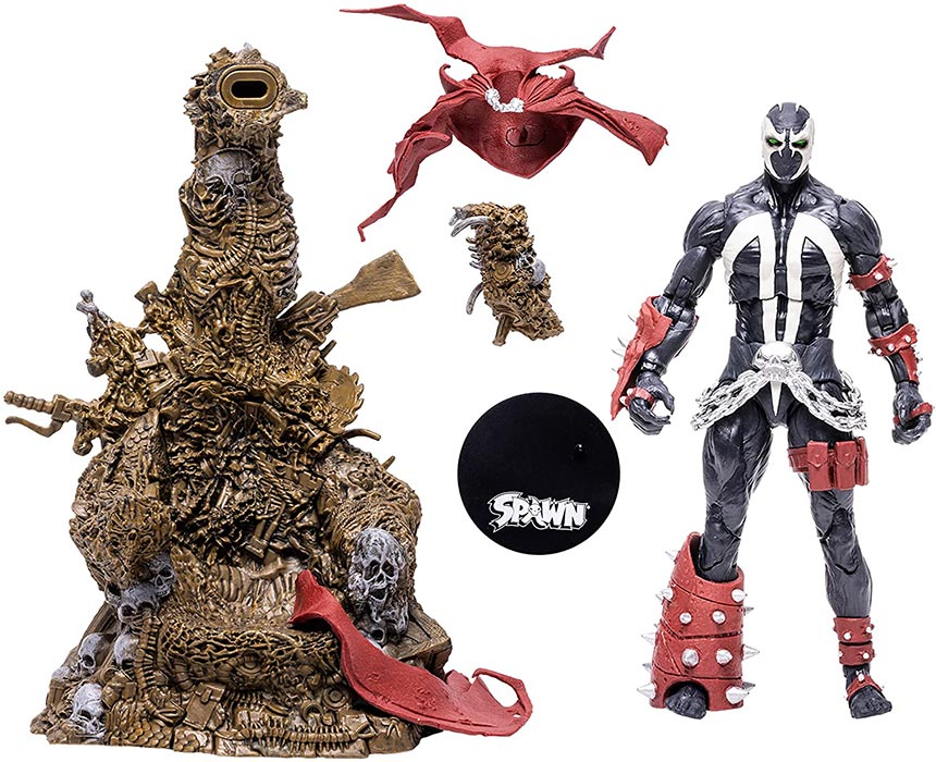 Mcfarlane Toys Spawn's Universe Deluxe Spawn on Throne 7-Inch