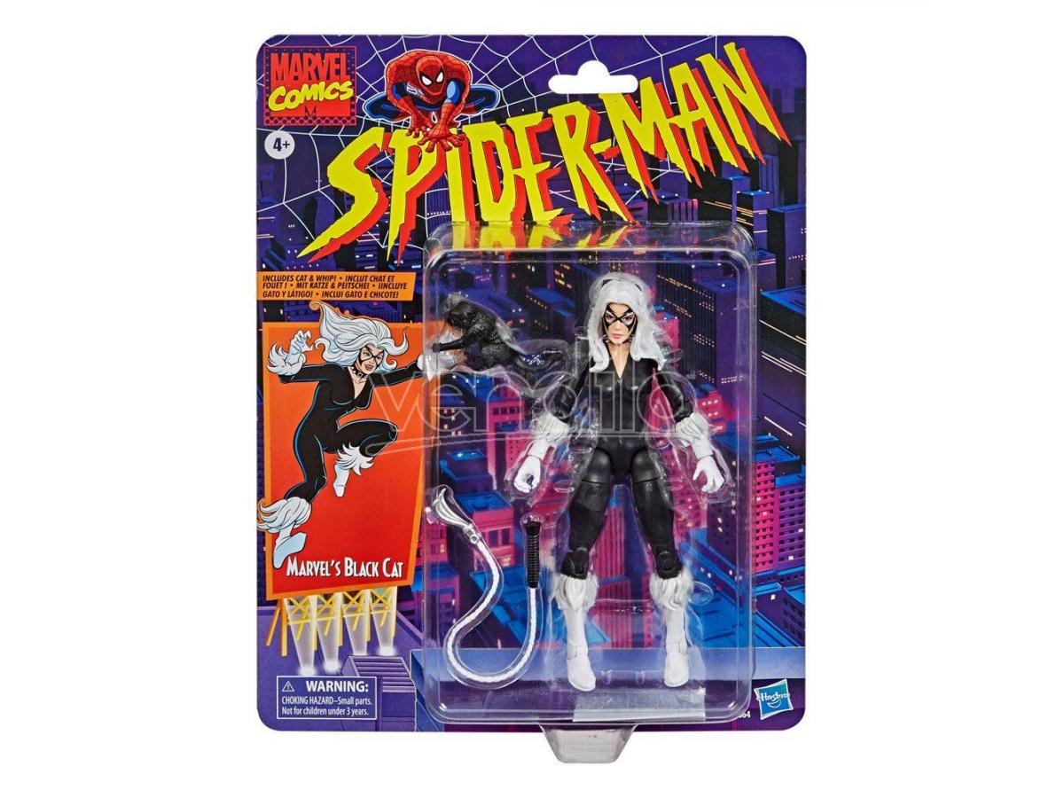Marvel Legends Retro Black Cat 6" Spider-Man Vintage Collection