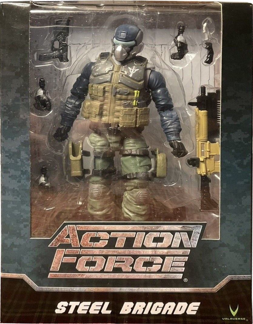 2022 Valaverse Action Force STEEL BRIGADE 6" Action Figure