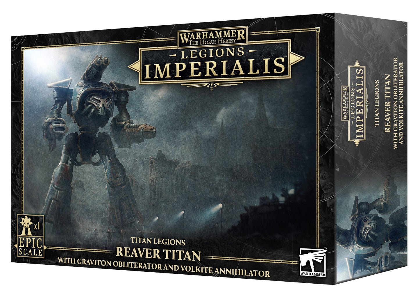 The Horus Heresy : Legions Imperialis - Reaver Titan with Graviton Obliterator and Volkite Annihilator