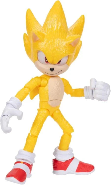 Sonic The Hedgehog 3 Movie Wave 2 Super Sonic Action Figure